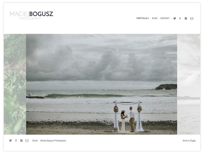 Maciej Bogusz Sitio web de bodas