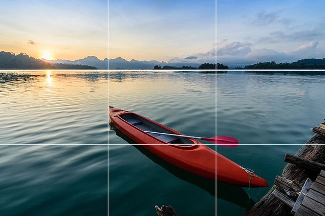 Landschapsfotografie Regel van derde