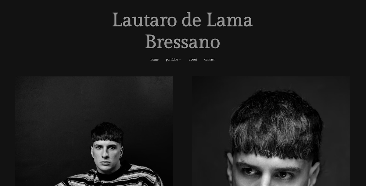 Lautaro de Lama Bressano's male model portfolio