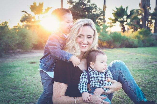 foto de família de verão