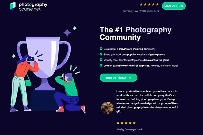 PhotographyCourse.net - photography community