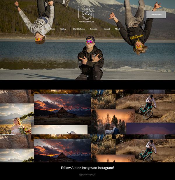 Zach Bertrand - Sitio web de fotografía basado en Pixpa